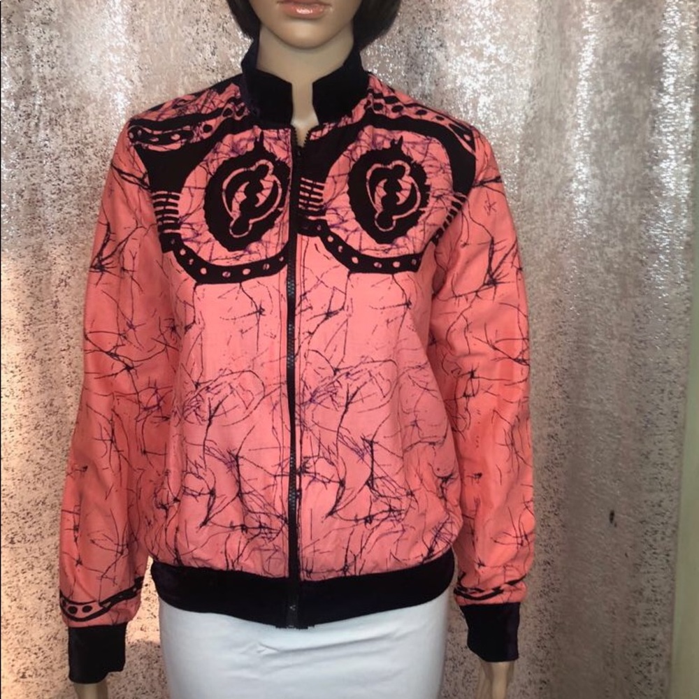 Ankara print jacket